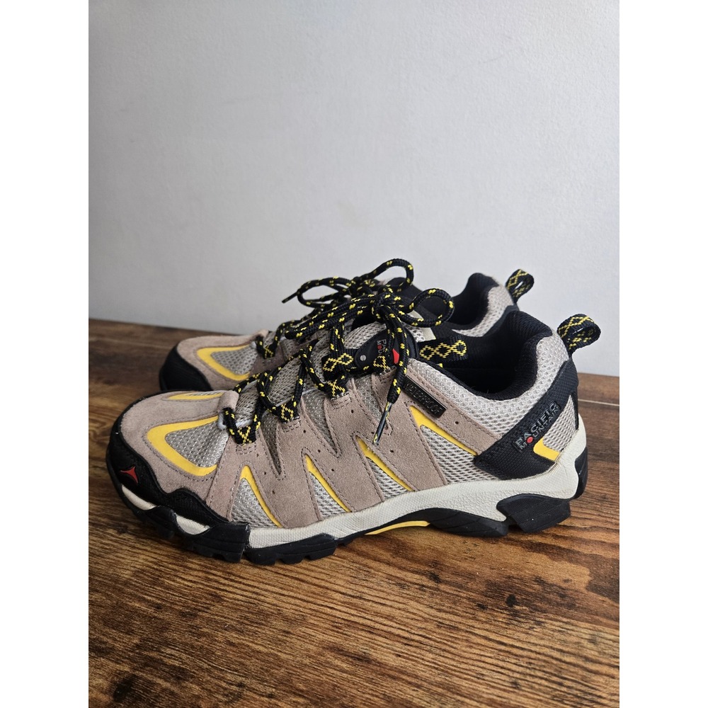 Pacific Mountain Challenger Lo Hiking Shoes PM00712-230 Grey Yellow Men 8 0477